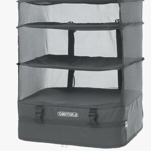 TABITORA Portable Hanging Travel Shelves Bag Packing Cube Organizer Suitcase